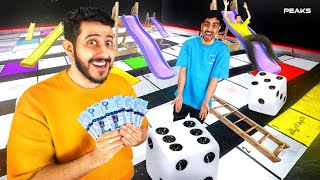 أضخم لعبة السلم و الثعبان بالواقع 🐍 ( تفوز لك 5000$ 🔥 ) screenshot 2