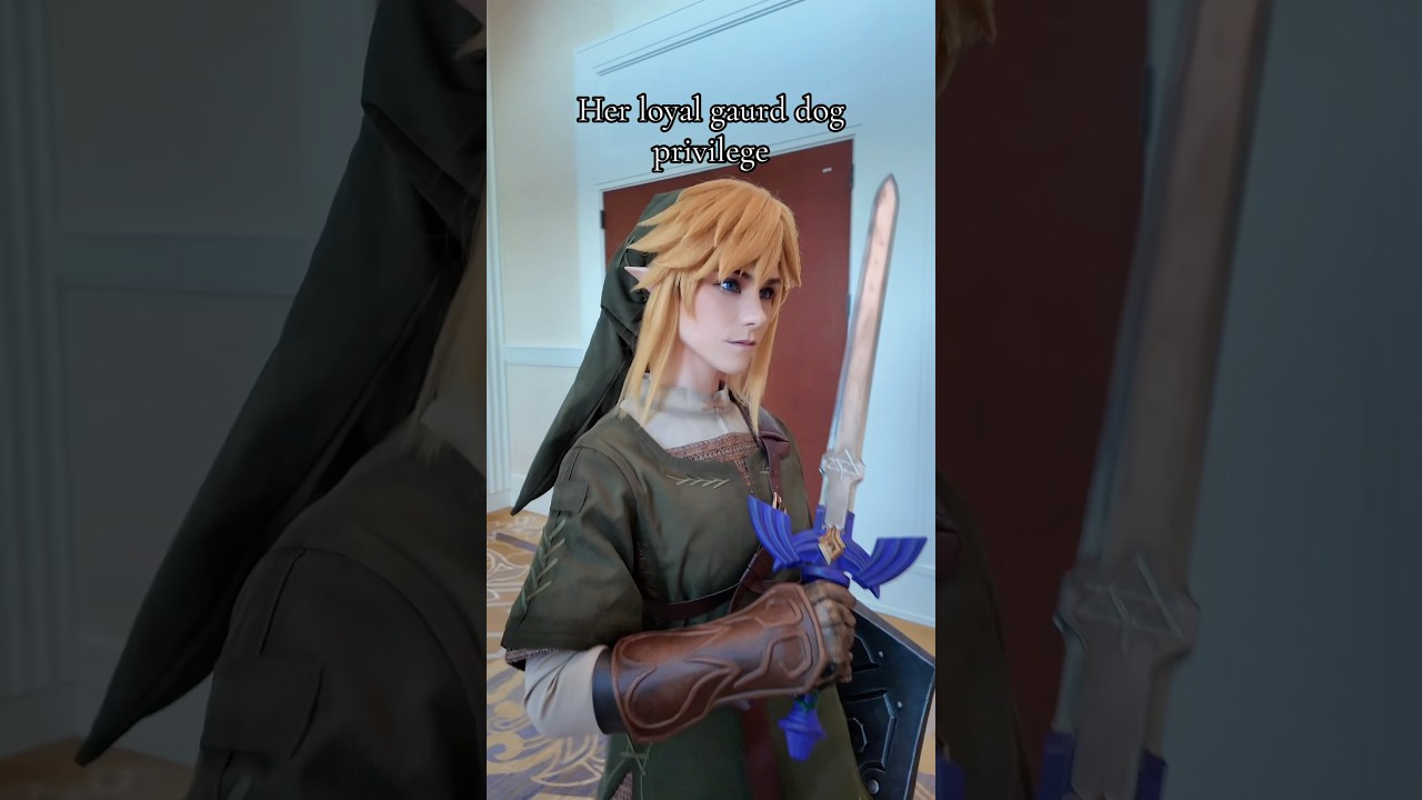 Baddie with a loyal dog #loz #legendofzelda #link @WomanWearingRed