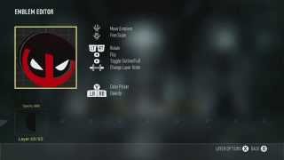Advanced Warfare - (Easy) Deadpool Emblem Tutorial