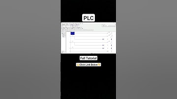 PLC Programming Tutorial using Mitsubishi GX developer #plc #plcprogramming #shorts