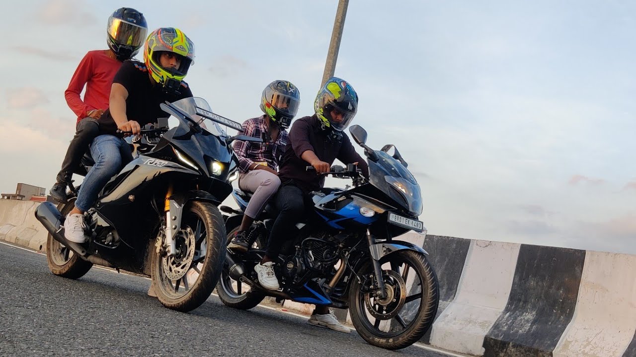 Pulsar 220 Vs R15M Double Loding Race | Power Dikhta Ha