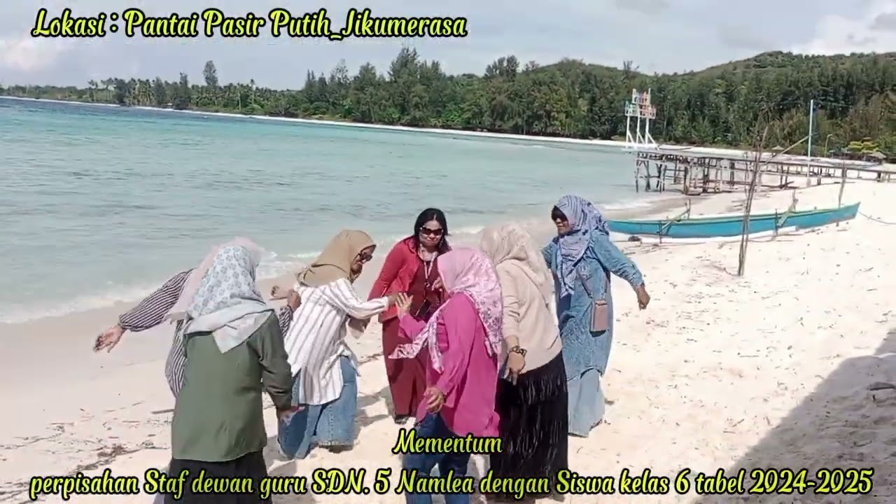 PANTAI PASIR PUTIH JIKUMERASA PART#.2 PUNG CARITA
