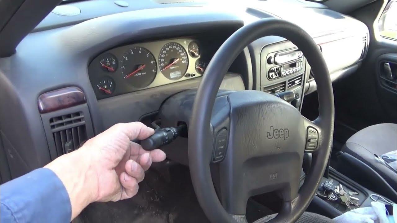 Replacing turn signal switch on 2000 Jeep Grand Cherokee - YouTube
