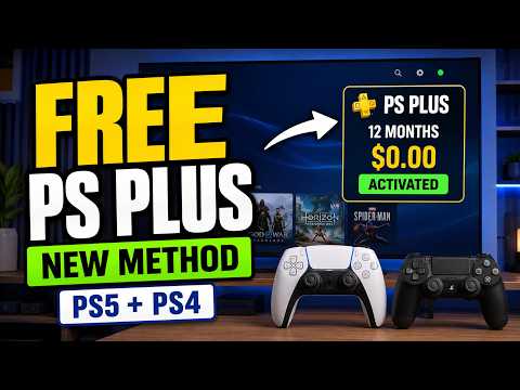 How to Get FREE PS Plus in 2026 🔥 NEW Working PlayStation Plus Method for PS5 & PS4!