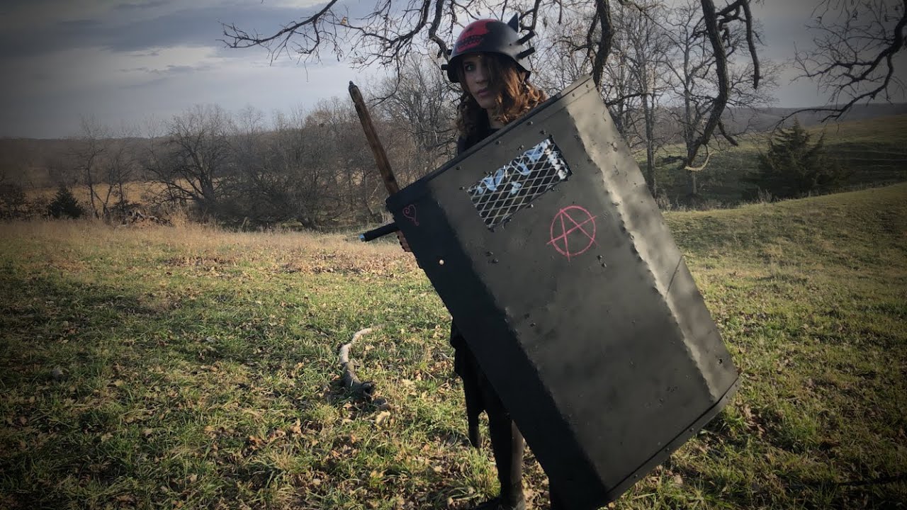 My friend told me I should post my homemade riot shield. : r/airsoft