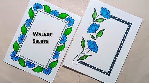 Border Design/Project Work Designs/A4 Sheet/Assignment Front Page Design for School Projects