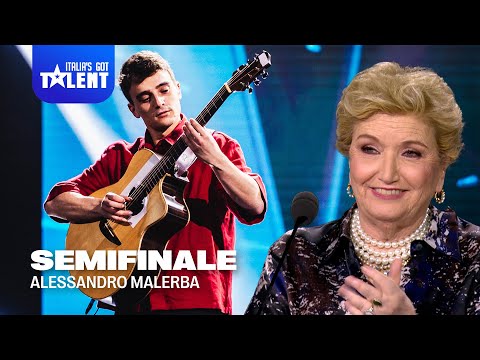 Alessandro Malerba e il suo tributo a Michael Jackson 🎸 Semifinali Italia's Got Talent