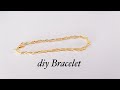 diy wire bracelet/unisex bracelet/delicate wire wrapped bracelet/old fashioned chain/handmade