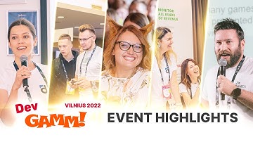 Event Highlights – DevGAMM VIlnius 2022
