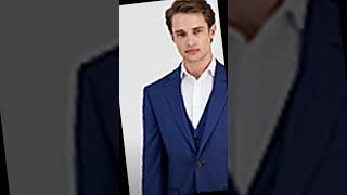 Calvin Klein Men's Slim-Fit Wool-Blend Stretch Suit Jacket (Blue) Review — Is It Worth It? #Shorts