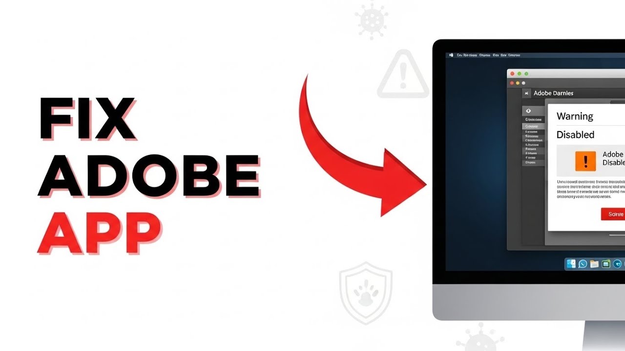 Как исправить проблему с отключенным нелицензионным приложением Adobe | Удалить сообщение об ошиб...
