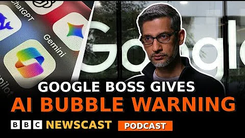 Google CEO on the AI bubble and economic risks | BBC Newscast thumbnail