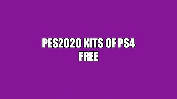 PES 2020 OPTION FILE AND KITS FREE