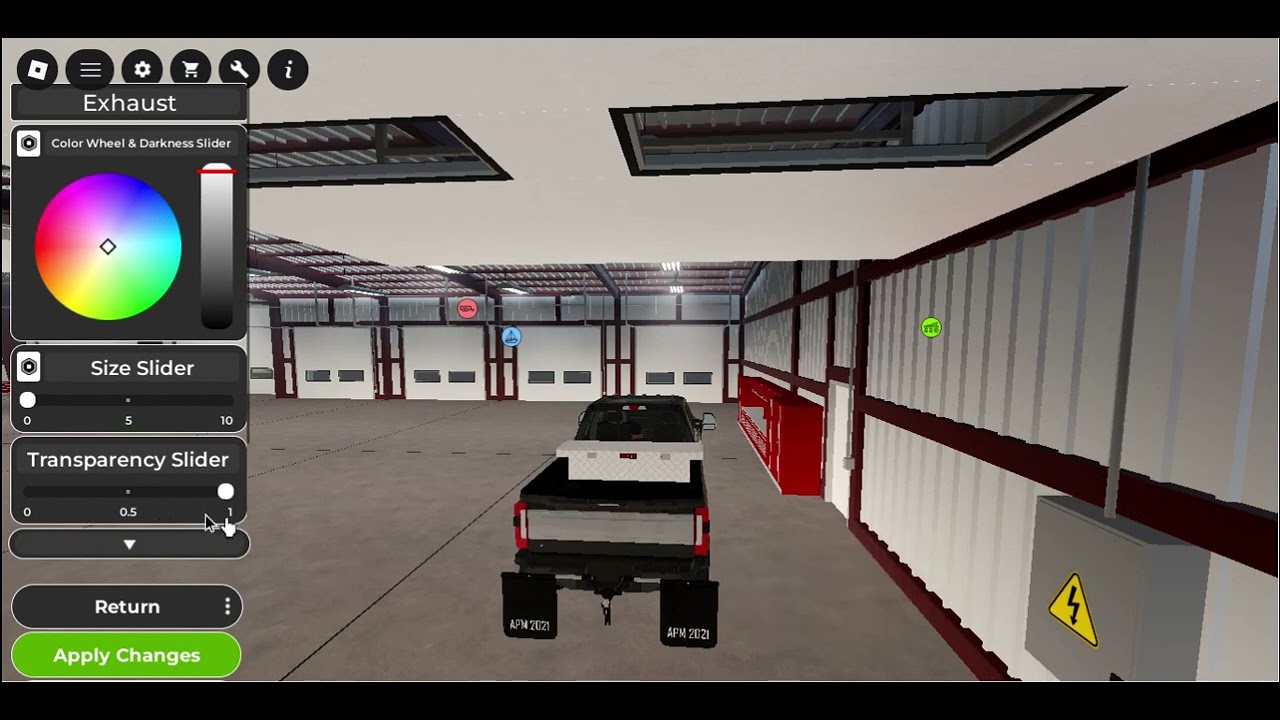 How to make your truck roll coal in Apm Roblox