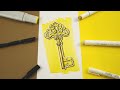 Golden key sketch