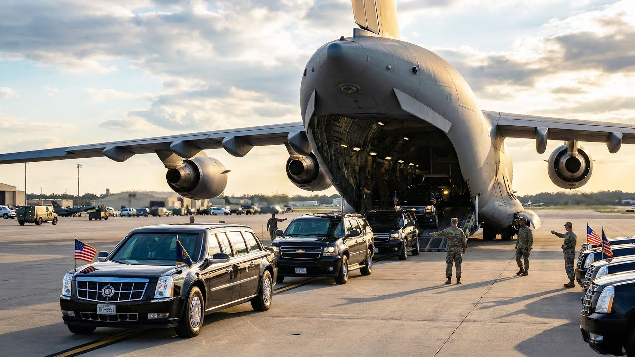 Mỹ Chở Xe Của Tổng Thống Đi Khắp Thế Giới Như Thế Nào?