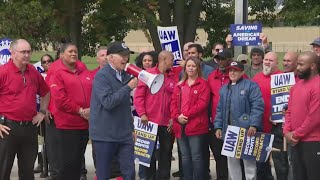 Joe Biden joins United Auto Workers strike