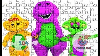 Barney & Friends Yellow Jigsaw Puzzle For Toddlers - Puzzle Kid