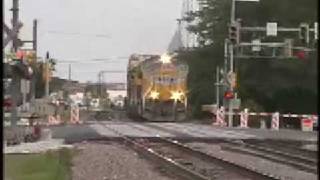 Union Pacific Trains at Dekalb,Illinois 2005