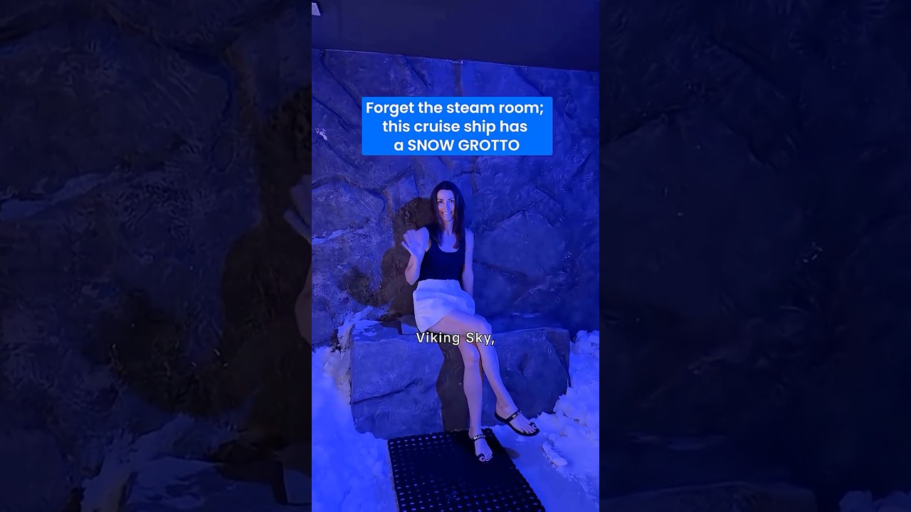 This cruise ship has a SNOW GROTTO