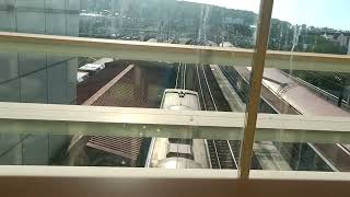 273次普悠瑪自強號往彰化通過楊梅站（2223次區間車待避）