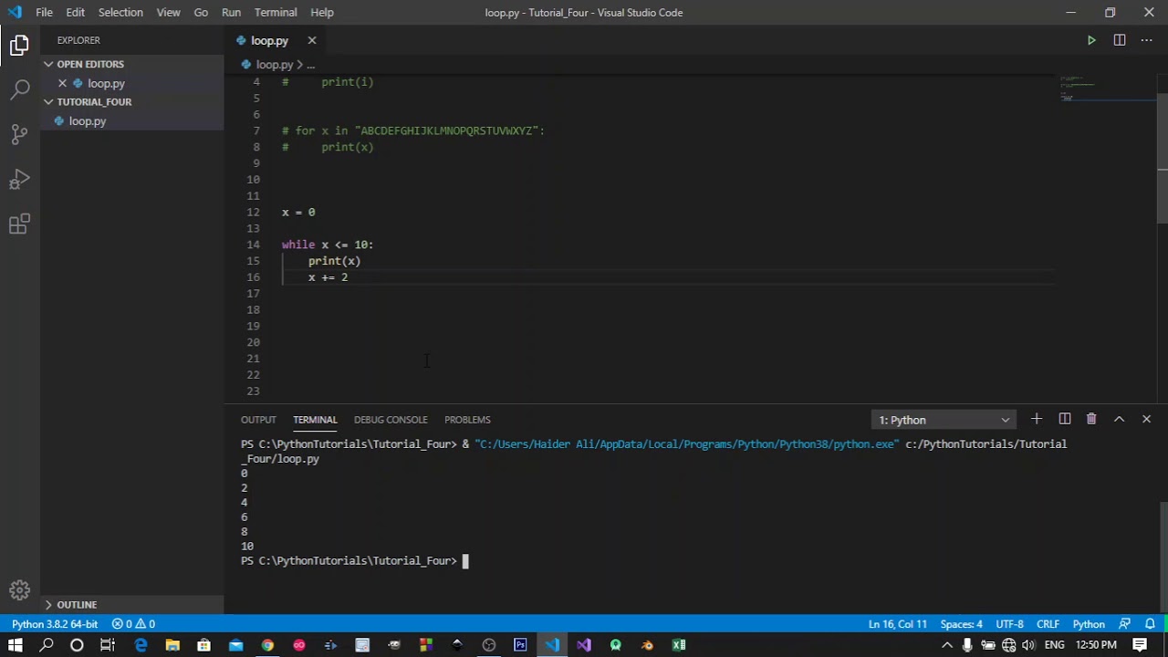 while loop in python URDU HINDI | Lesson 13 by CodingSides