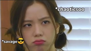 BlackPink Jisoo being chaotic and savage for 4 min and 15 secs straight