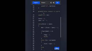 Artificial Intelligence and Data Science, 24UCS201-Programming in C-Binary search
