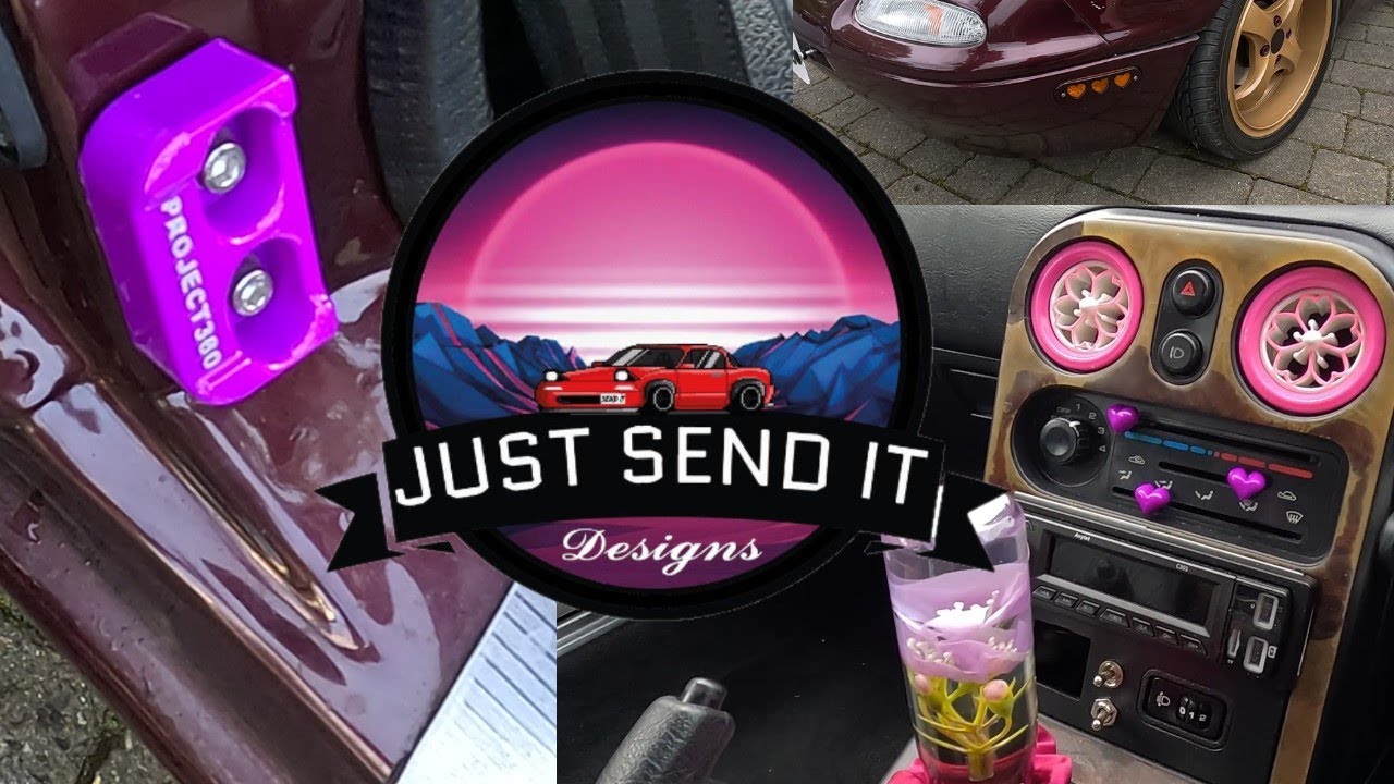 Sent It Designs JUST SEND IT DESIGNS : THE PERFECT MX5 ACCESSORIES - YouTube