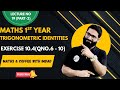Maths 1st year || Maths class 11 Exercise 10.4
