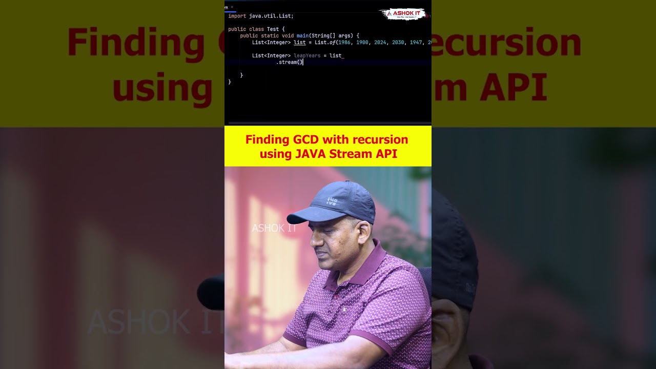 Как определить високосные годы с помощью Java Stream API? | Ashok IT 