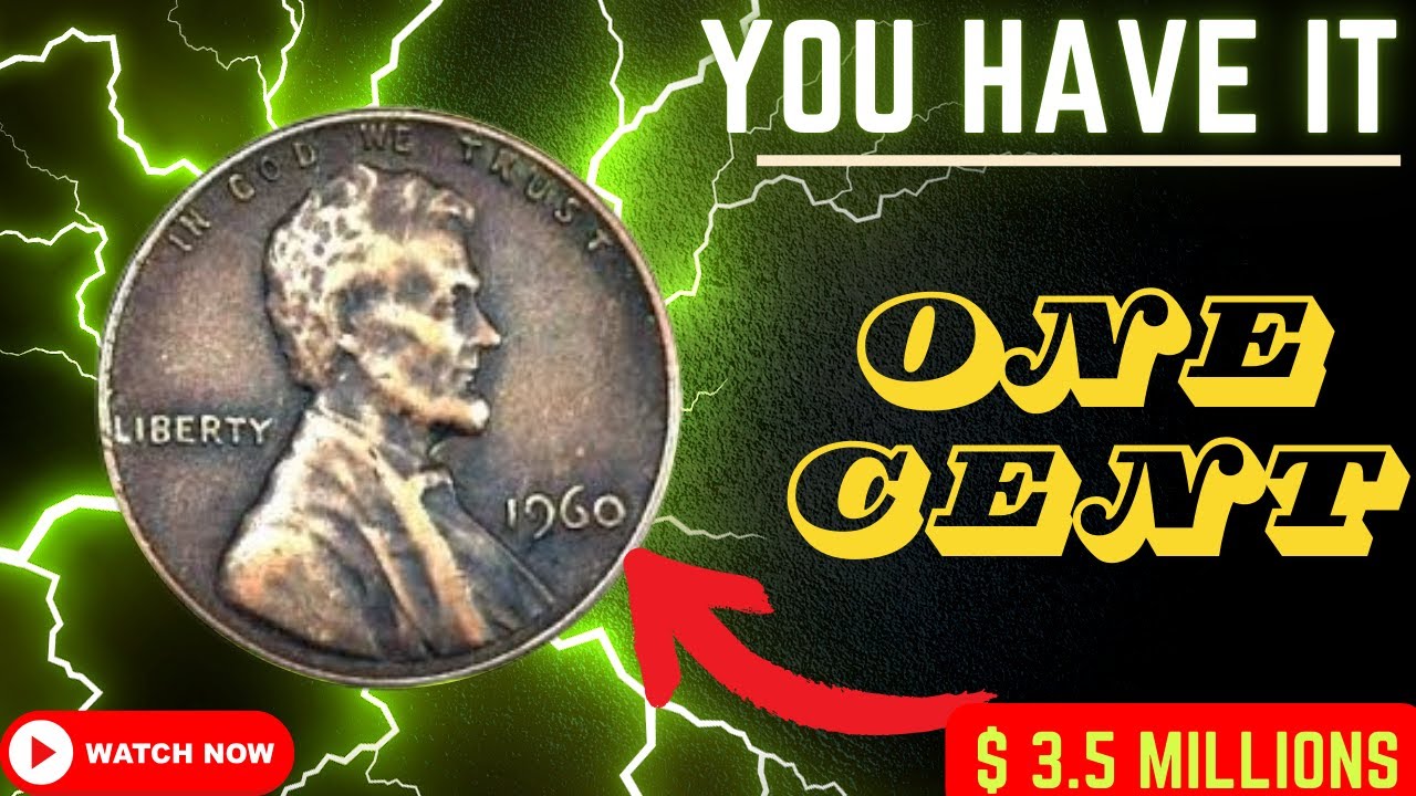 The Rare 1960 One Cent USA Coin Worth Millions! - YouTube