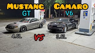 2018 Camaro V6 vs New Edge Mustang GT