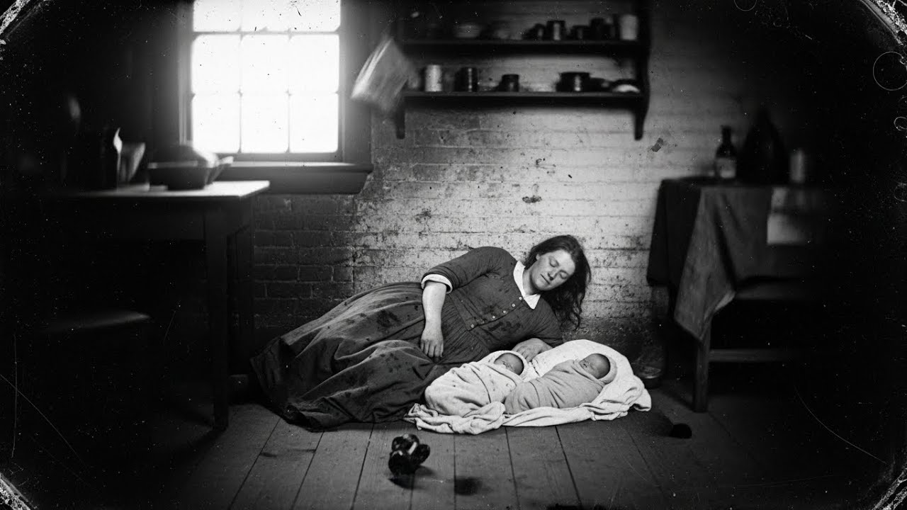 SIE WURDE ZUM STERBEN ZURÜCKGELASSEN MIT IHREN ZWEI NEUGEBORENEN TÖCHTERN