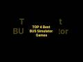 TOP 4 BUS SIMULATOR GAMES FOR MOBILE