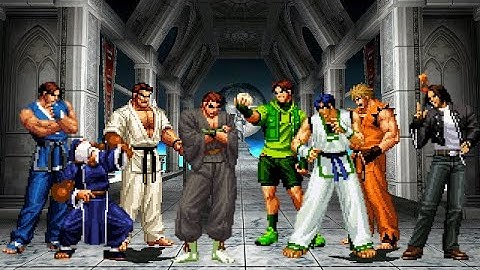 [KOF Mugen] Memorial | Masters Team vs Disciples Team [ 4vs4 ]