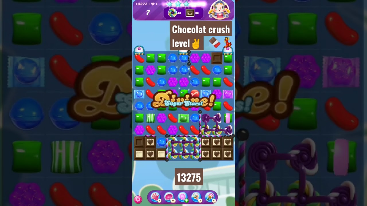 Candy crush Saga chocolate level 🍫//