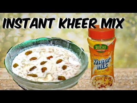 Kheer Mix Recipe | Kheer | Ruchi Kheer Mix | kheer recipe |Instant mix kheer| Ruchi Cooking Studio |
