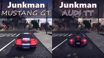 MUSTANG GT VS AUDI TT Junkman Performance Drag Race in NFS MW