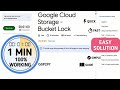 Google Cloud Storage - Bucket Lock || GSP297 || Google Arcade || Commands In Description