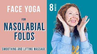 NASOLABIAL FOLDS FACE MASSAGE / NO TALKING - Lifting, Smoothing & Calming