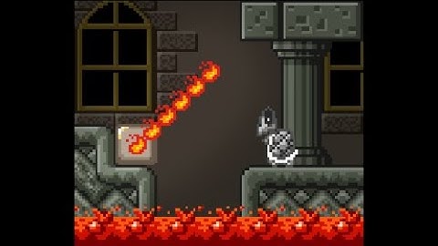 Super Mario Construct (PC) - Custom Level: W1-4: Firebar Fortress by AnxiousAlex2004