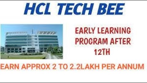 Complete Guide to HCL Tech Bee Program: Eligibility, Duration, Salary, and Higher Education