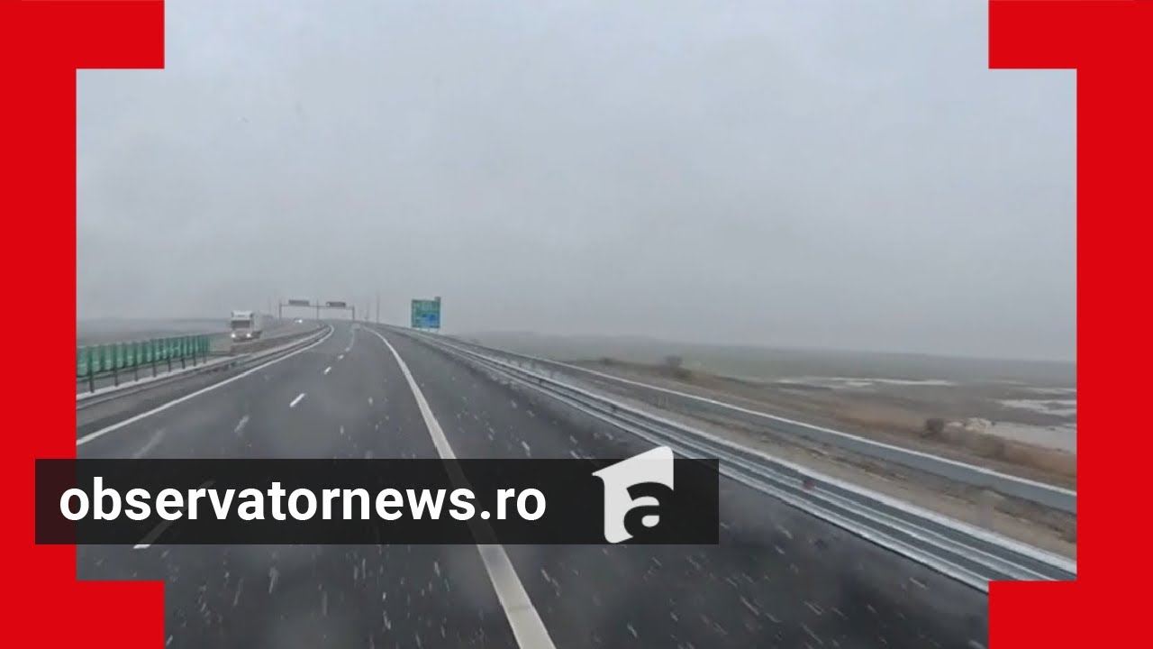 Fără tragedii de Sărbători pe "drumul morţii", după ce traficul s-a mutat pe Autostrada Moldovei