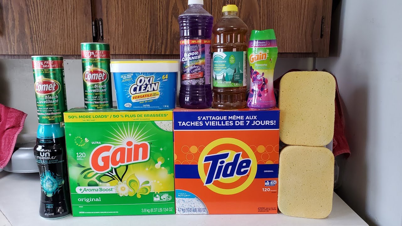 HUGE BIRTHDAY PASTE ft. 2 big boxes Tide & Gain laundry paste