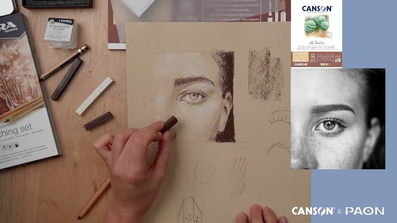 Cours de dessin gratuit - Dessiner un portrait au pastel