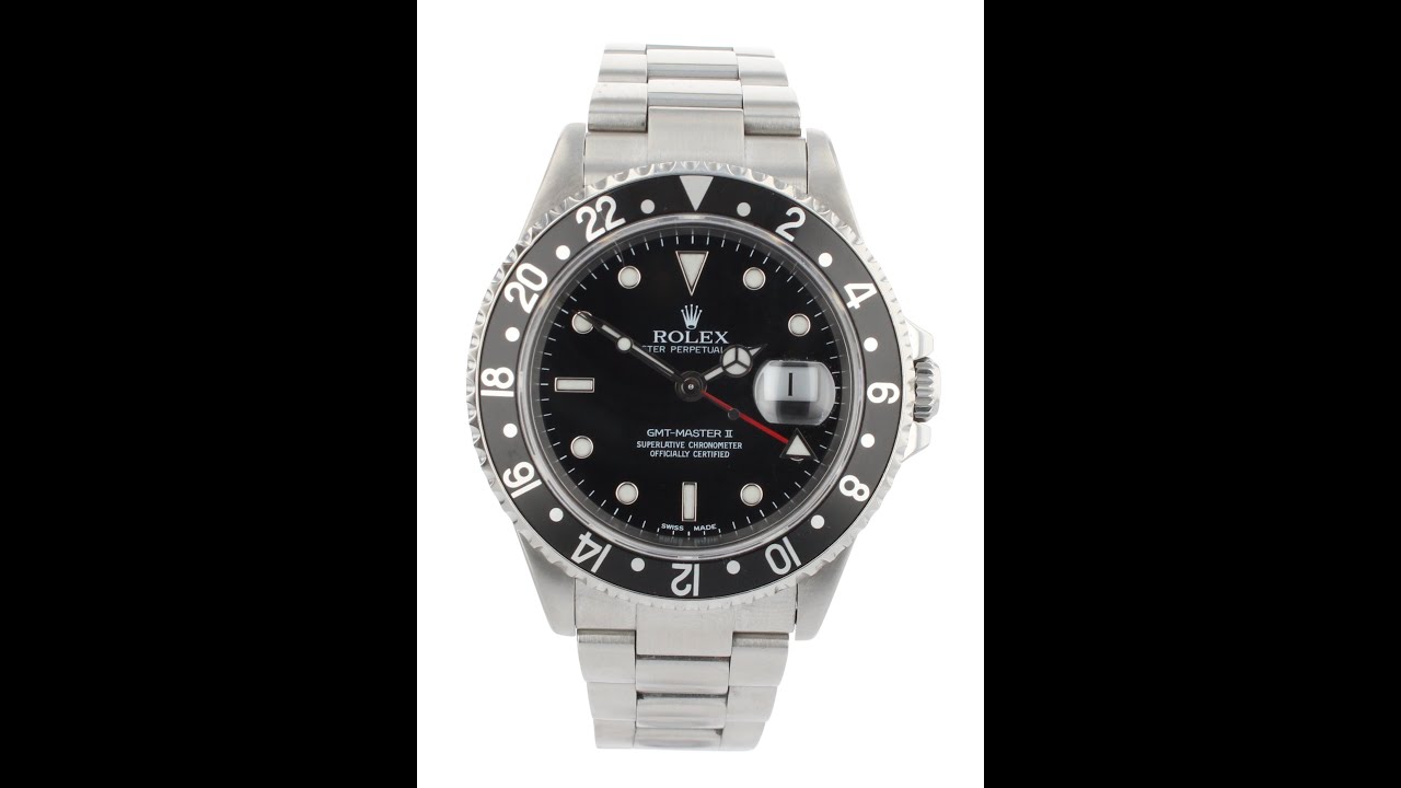 Rolex GMT Master II Pre Owned Watch Ref 16710T