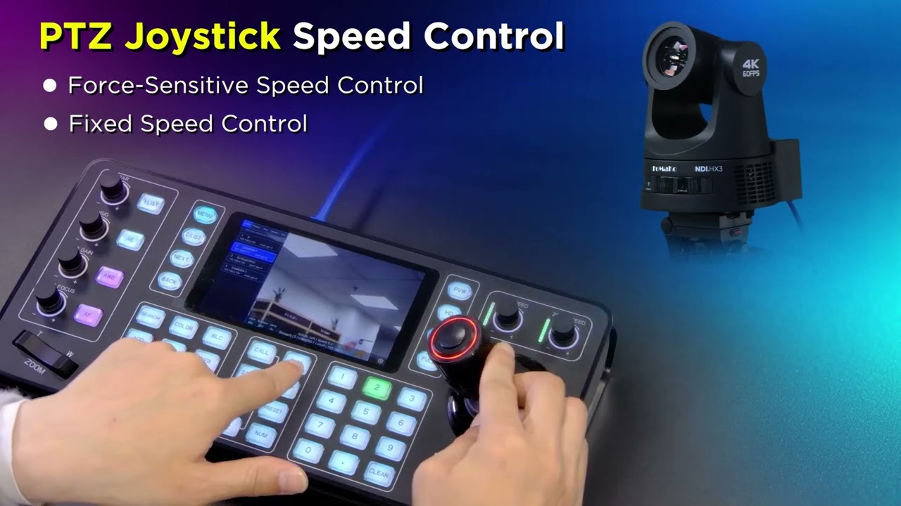 🔥NEW! FoMaKo KC608N NDI PTZ Camera Controller of 2026 - YouTube