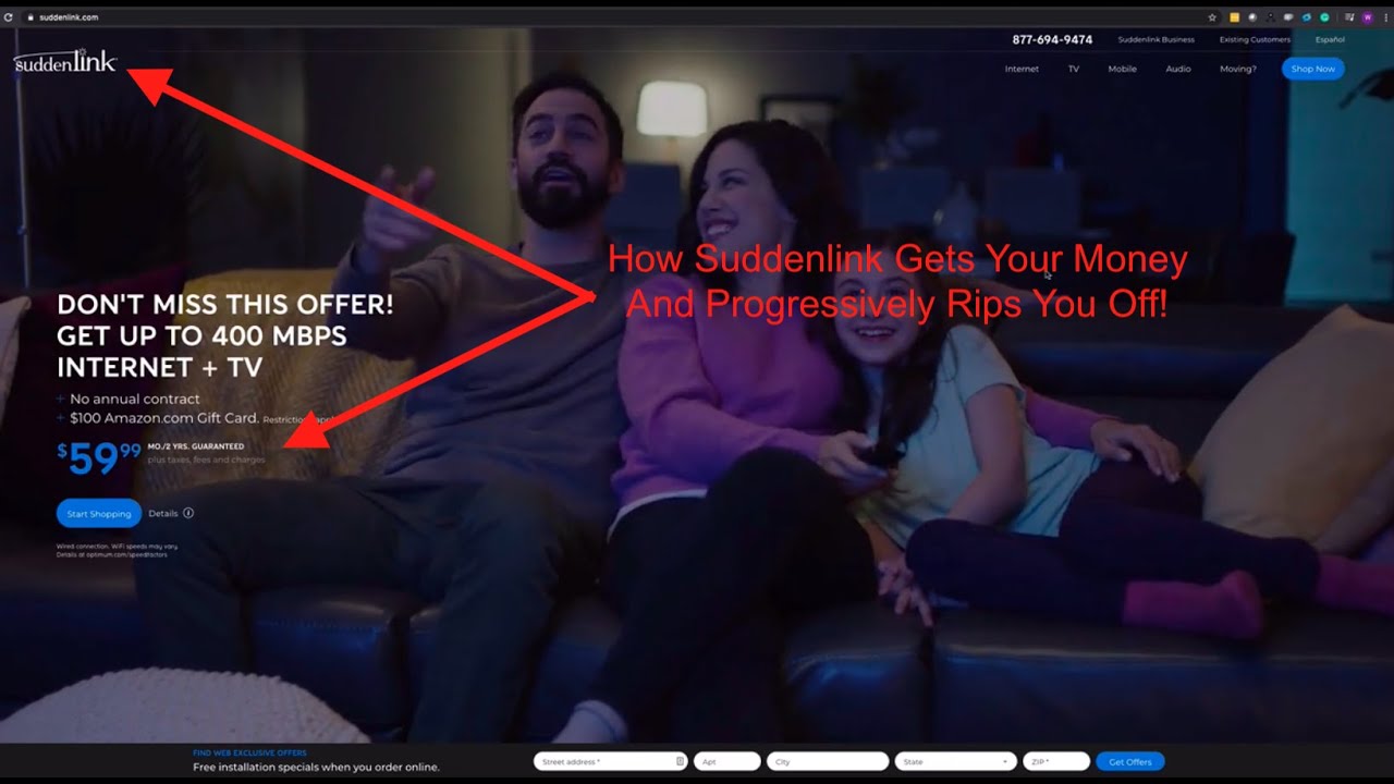 Suddenlink Pricing Tactics and Dishonesty - YouTube
