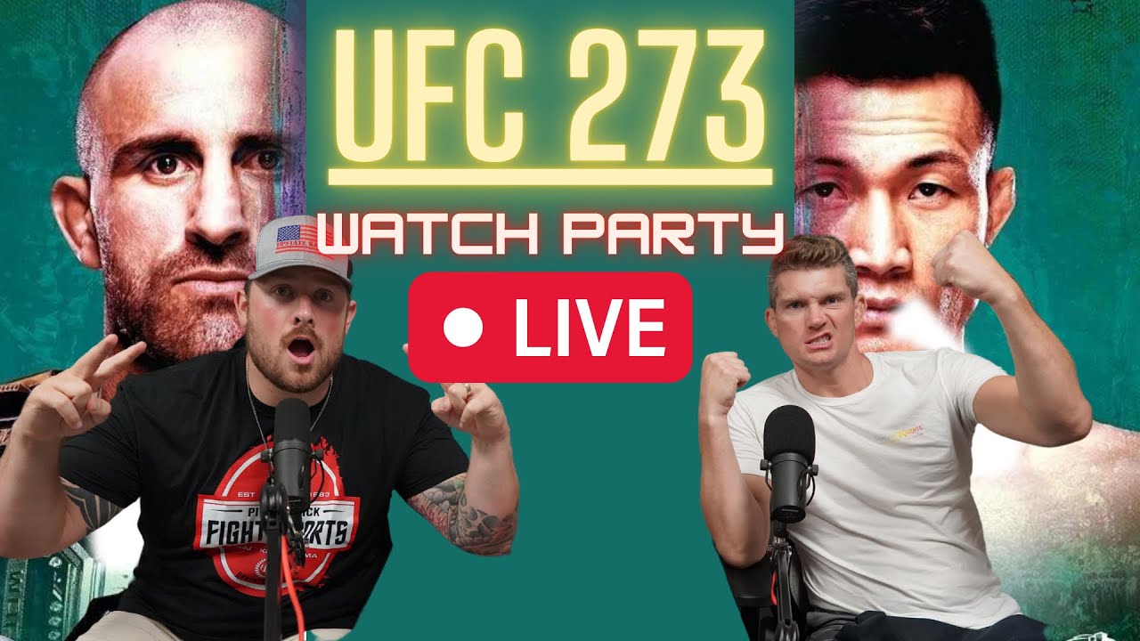 UFC 273 LIVE WATCH PARTY w/ WONDERBOY and SWEET T